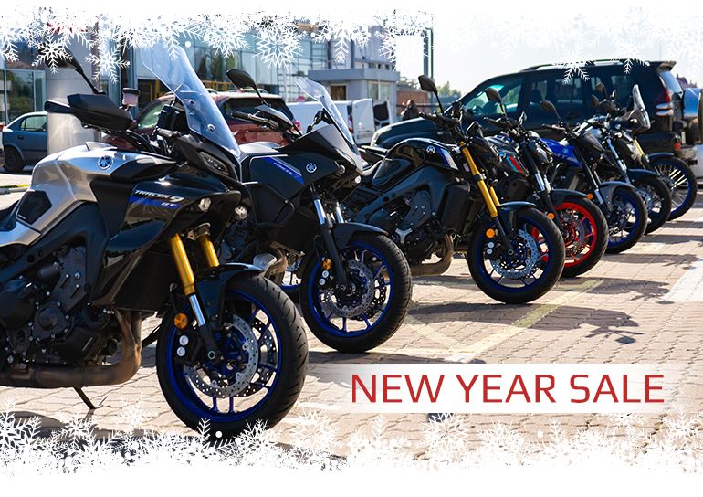 New Year Sale на мотоцикли Yamaha